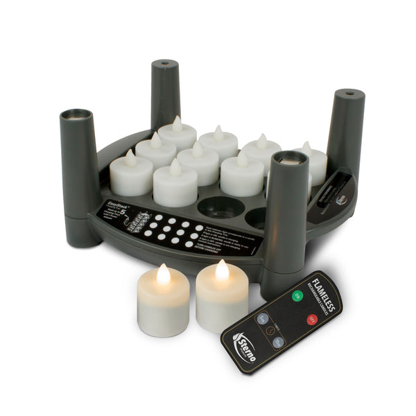 Rechargeable Candles 2.0T White Tealt Set