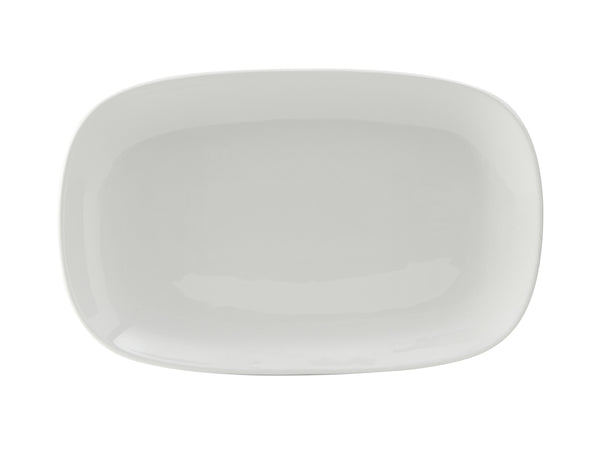 Tuxton Rectangular Platter 12 ¾"x 8 ⅛" Porcelain White