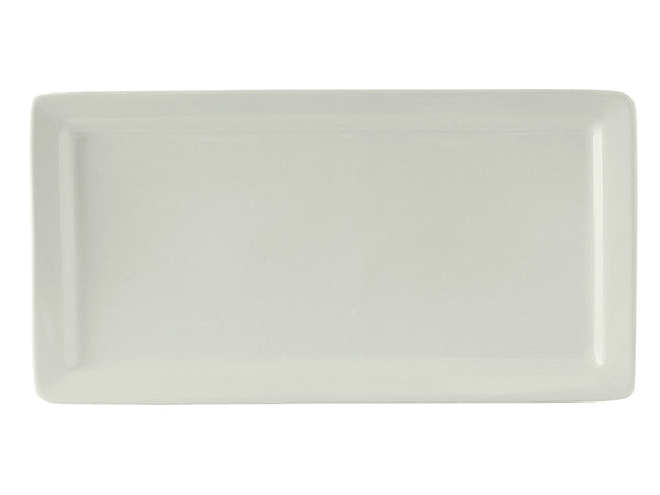 Tuxton Rectangle Plate 15 ½" x 8" White