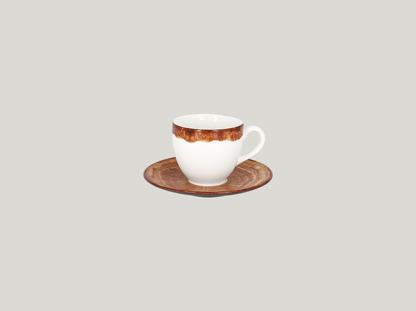 SAUCER FOR COFFEE CUP WDCLCU23/WDCLCU20, 5.9"D, TIMBER BROWN_0