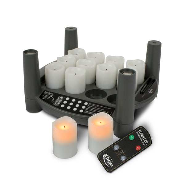 Rechargeable Candles 2.0T Amber Votive Set