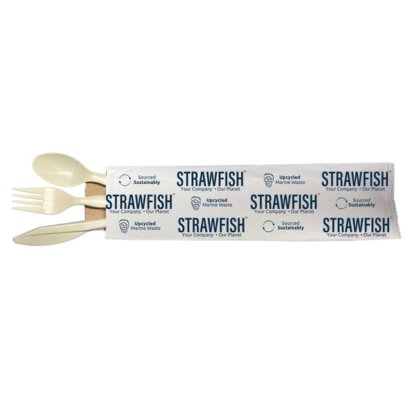 4PC Biodegradable Cutlery Kit Natural