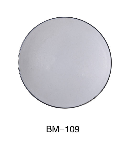 Yanco Birmingham Melamine 8 1/2" ROUND PLATE