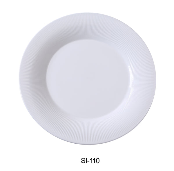 Yanco Siena Chinaware 10 1/2" X 1" ROUND PLATE