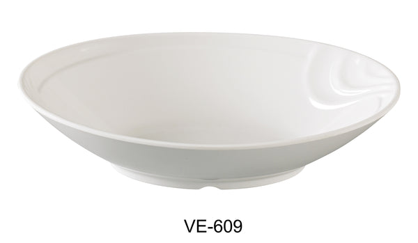 Yanco Venice Melamine 9" X 6" X 2 1/4" OVAL BOWL 22 OZ