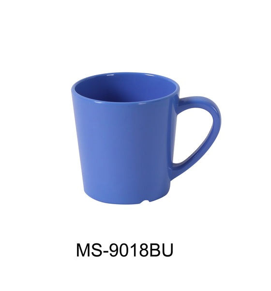 Yanco Milestone Melamine 3" X 3"H MUG/CUP - 7 OZ BLUE