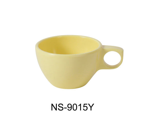 Yanco Nessico Melamine 3 3/4" X 2 1/4" OVIDE CUP 7 OZ YELLOW