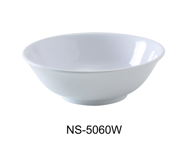 Yanco Nessico Melamine 6 7/8" X 2 1/4" RIMLESS BOWL 22 OZ WHITE