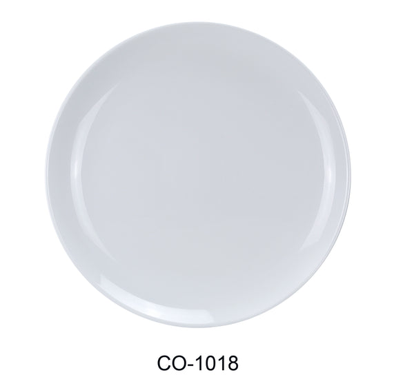 Yanco Coupe Pattern Melamine 18" ROUND PLATE