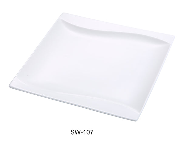 Yanco Sea Wave Chinaware 7" SQUARE PLATE