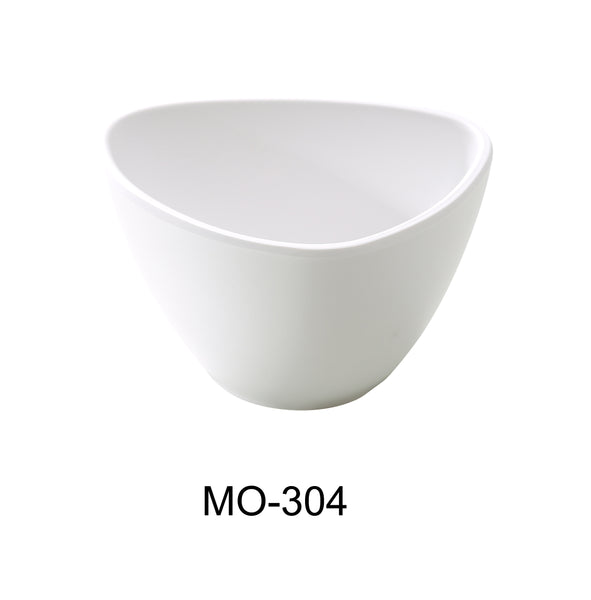 Yanco Moderne Melamine 4" X 3" X 2 1/4" TRIANGLE BOWL