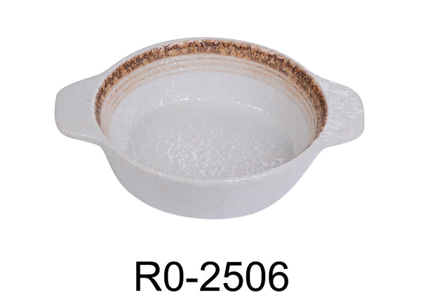 Yanco Rockeye-2 Chinaware 6 1/2" X 5" X 1 1/2" BAKE DISH WITH EAR 7 OZ