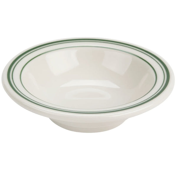 Yanco Green Band Chinaware 4 1/4" FRUIT 3.5 OZ