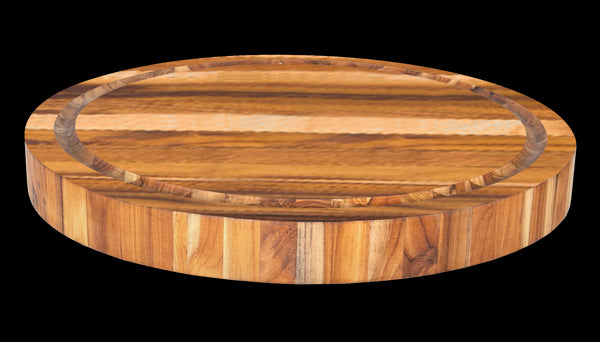 Butcher block for round all in one Revo 18/10 stainless steel, inserts into model # 32278,#32279