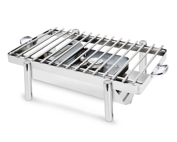 Pillard Grill Stand, 28"W x 17-3/4"D x 7-1/4"H, countertop, fits (1) butane burner, stainless steel