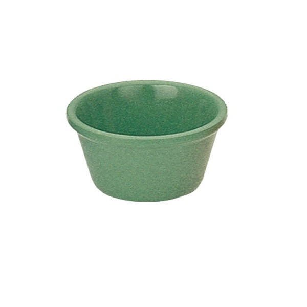 Yanco Accessories (Melamine) Melamine 3 3/8", 4 OZ SMOOTH RAMEKIN GREEN