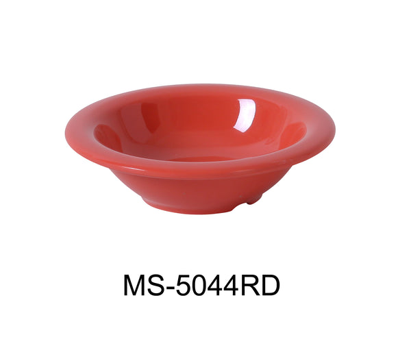 Yanco Milestone Melamine 4 3/4" SALAD BOWL - 4.5 OZ ORANGE RED