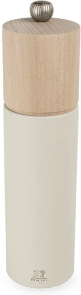 Boreal 8" Wood Feather White Pepper Mill