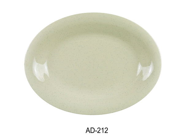 Yanco Ardis Melamine 12" X 9" OVAL PLATTER