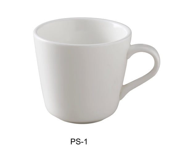 Yanco Piscataway Chinaware 3" TALL CUP 7 OZ