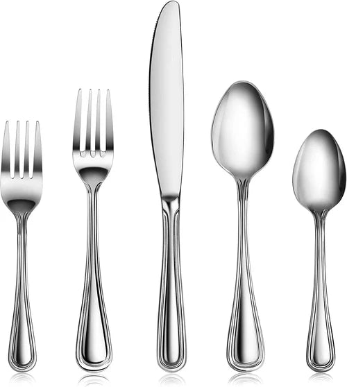 Slimline Pattern, 60-Piece Flatware Set