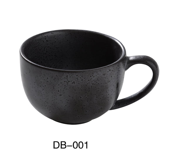 Yanco Diamond Black Chinaware 3 1/2" X 2 1/2" CUP 7 OZ