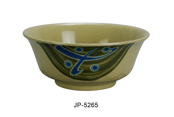 Yanco Japanese Melamine 6 1/2" CURVED NOODLE BOWL 20 OZ