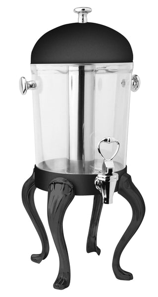 Queen-Anne Beverage Dispenser, 2 gallon, black