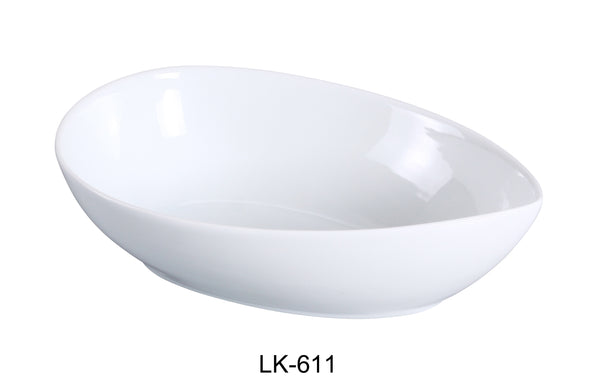 Yanco Lion King Chinaware 11 1/4" WATERDROP SHAPE BOWL 56 OZ