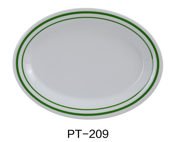 Yanco Pine Tree Melamine 9 1/2" X 7 1/4" OVAL PLATTER