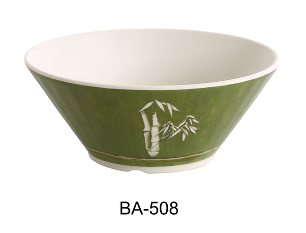 Yanco Bamboo Style Melamine 8" SALAD/NOODLE BOWL 42 OZ