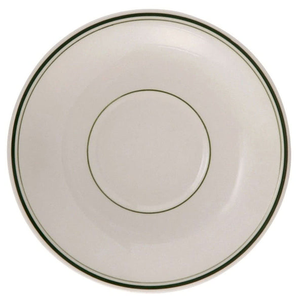 Yanco Green Band Chinaware 6 1/8" SAUCER