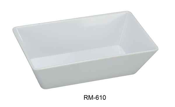 Yanco Rome Melamine 9 3/4" X 5 7/8" X 2 1/2" RECTANGULAR TRAY