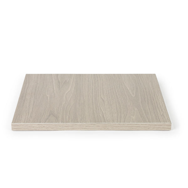 Laminated flat shelf  13 3/8” x 11” x  3/4”H, square