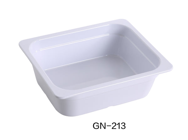 Yanco GN Pan Melamine 12.8" X 10.43" X 3.94" / 325 X 265 X 100mm PAN, GN 1/2, 3.6L