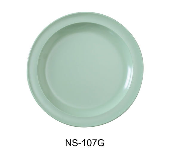 Yanco Nessico Melamine 7 1/4" ROUND DESSERT PLATE GREEN