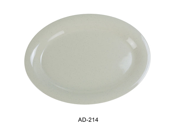 Yanco Ardis Melamine 14" X 10" OVAL PLATTER