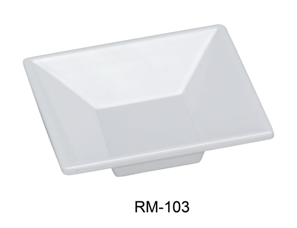 Yanco Rome Melamine 3" SMALL SQUARE DISH 2.5 OZ