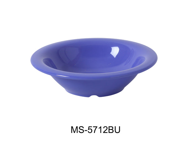 Yanco Milestone Melamine 7 1/2" X 1 3/4"H SOUP BOWL - 12 OZ BLUE