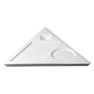 TRIANGULAR TRAY, IVORIS