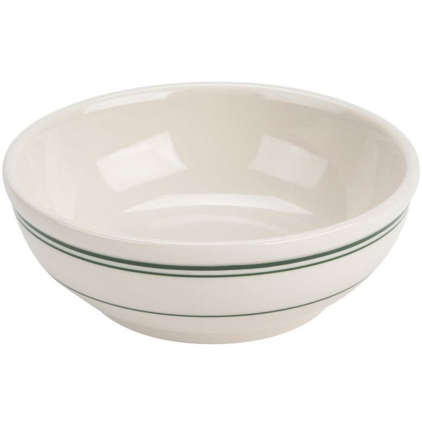 Yanco Green Band Chinaware 5 1/4" NAPPIE 10 OZ