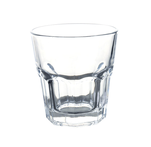 Yanco Aqua Mist Glassware H3" X T2 3/4" X B1 5/8" X D2 3/4" DOUBLE SHOT 5 OZ