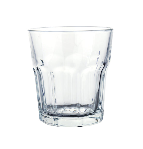 Yanco Aqua Mist Glassware H4" X 3 5/8" X B2 3/4" X D3 5/8" DOUBLE ROCKS 12 OZ