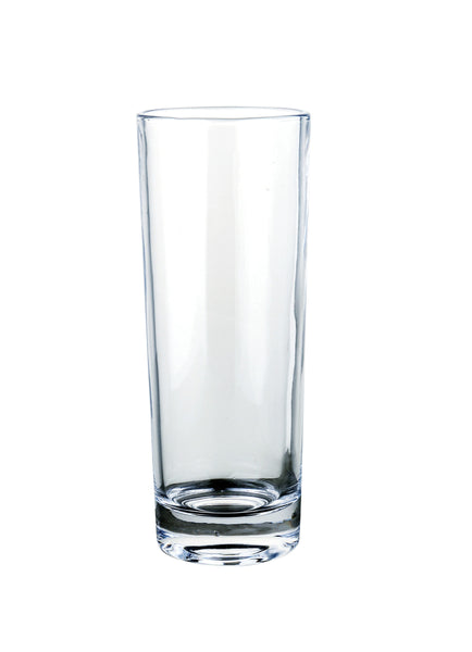 Yanco Aqua Mist Glassware H61/2" X T2 3/8" X B2 1/4" X D2 3/8" HI-BALL 9.5 OZ