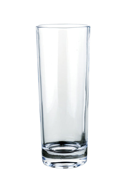 Yanco Aqua Mist Glassware H6 " X T2 1/2" X B2 1/4" X D2 1/2" HI-BALL 10.5 OZ