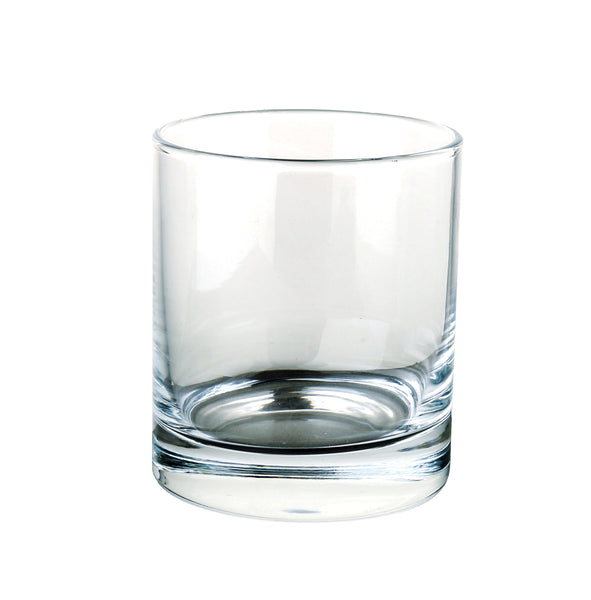 Yanco Aqua Mist Glassware H3 3/8" X T3" X B3" X D3 1/8" ROCKS 8 OZ