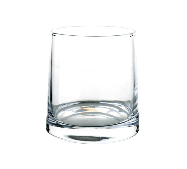 Yanco Aqua Mist Glassware H3 3/8" X T2 3/4" X B3 1/8" X D3 1/8" ROCKS 9 OZ