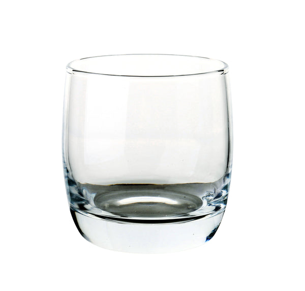 Yanco Aqua Mist Glassware H3 3/8" X T3 1/8" X B2 3/4" X 3 5/8" ROCKS 10.5 OZ