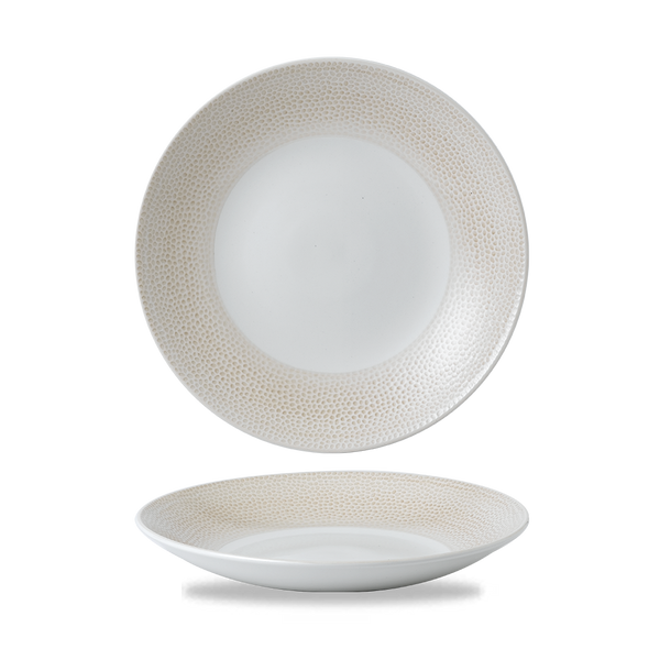 Isla Spinwash Sand  Deep Coupe Plate 10 5/8" Box 12