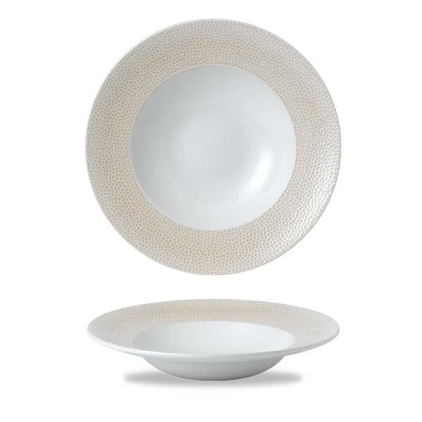Isla Spinwash Sand  Wide Rim Bowl  11" Box 12